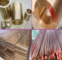 Barras redondas de alta dureza de aleación de cobre de berilio 6 mm - 200 mm para la industria electrónica