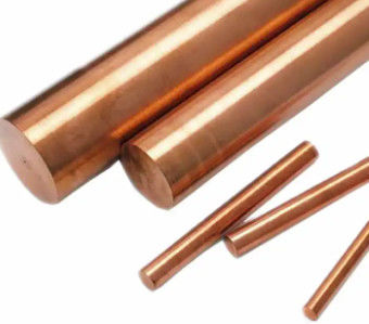 Barras de cobre de alta dureza C10100 C10200 C11000 6 mm 8 mm 10 mm 16 mm Varilla de cobre sólida