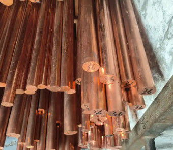 Fabricante de existencias de barras de cobre sólido C10100 C11000 C12000 Barras de cobre puro con la mejor calidad