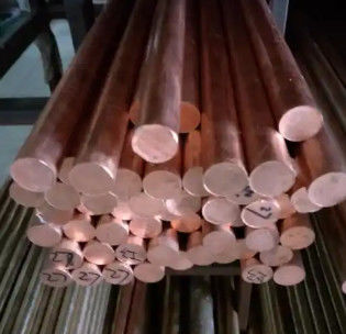 Superficie pulida 99,9% de cobre rojo Diámetro 10-50 mm C11000 barras de cobre sólido para la construcción