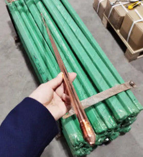 Venta al por mayor Precio bajo 10 mm 20 mm DIA Electrodo de tierra ligado al cobre eléctrico