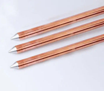 Venta al por mayor Precio bajo 10 mm 20 mm DIA Electrodo de tierra ligado al cobre eléctrico