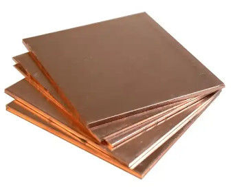 C18700 C17200 Placas metálicas de bronce de plomo plano resistentes a la corrosión aleación de cobre