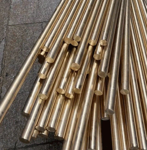 Barras redondas de alta dureza de aleación de cobre de berilio 6 mm - 200 mm para la industria electrónica